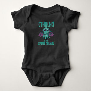 Body Para Bebé Cthulhu Es Mi Animal Espiritual
