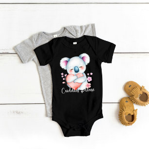 Body Para Bebé "Cuadros Por Favor", Adorable Oso De Koala