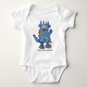 Body Para Bebé Cualquier cosa Popsicle Funny Monster Bebé Camiset