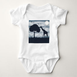 Body Para Bebé Cuando la luna susurra a la jirafa