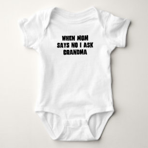 Body Para Bebé Cuando la mamá me dice no pregunte a abuela