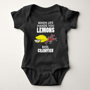 Body Para Bebé Cuando la vida le da los limones hierven cangrejos