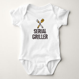 Body Para Bebé Cubierta de parrilladas serie Grill BBQ master Gri