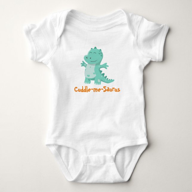 Body Para Bebé Cuddle-Me-Saurus: Delicia de Dino Abrazable (Anverso)