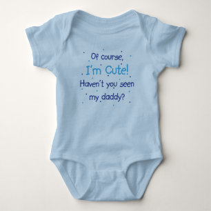 Body Para Bebé Cuerdo como papá azul