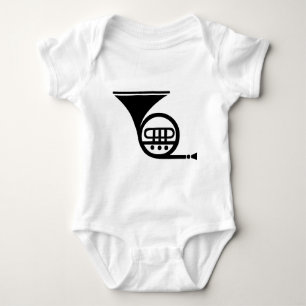 Body Para Bebé Cuerno francés - Negro