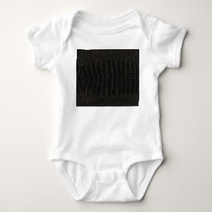 Body Para Bebé Cuero de cocodrilo lujoso: textura textil.