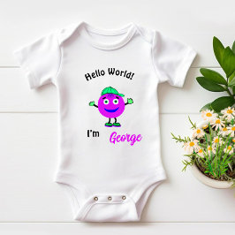 Body Para Bebé Cuerpo redondo de corte