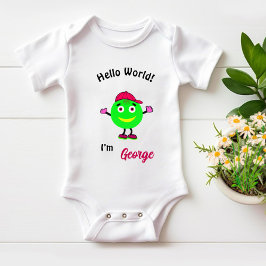 Body Para Bebé Cuerpo redondo de corte