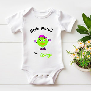 Body Para Bebé Cuerpo redondo de corte