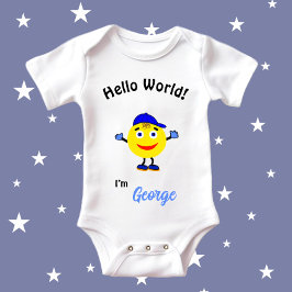 Body Para Bebé Cuerpo redondo de corte