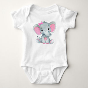 Body Para Bebé Cuidado elefante traje de bebé de niña bodysuit rú