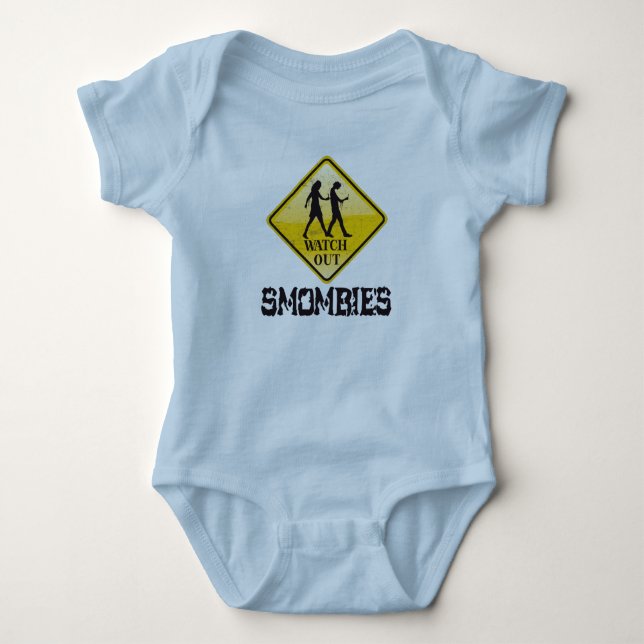 Body Para Bebé Cuidado Smombies (Anverso)