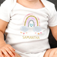 Cuidado traje de bebé arco iris
