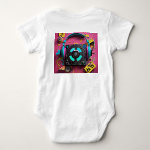 Body Para Bebé Cultura DJ Símbolo de música para niños