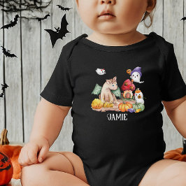 Body Para Bebé Cumpkin calabaza Halloween Fantasía Dinosaurio