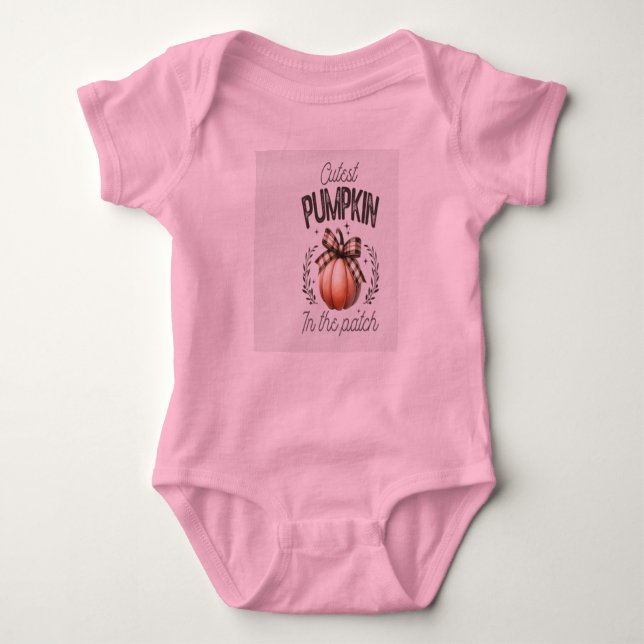Body Para Bebé Cumpla Cumpkin Baby Bodysuit (Anverso)