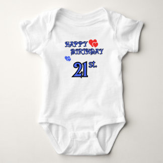 Body Para Bebé Cumpleaños 21