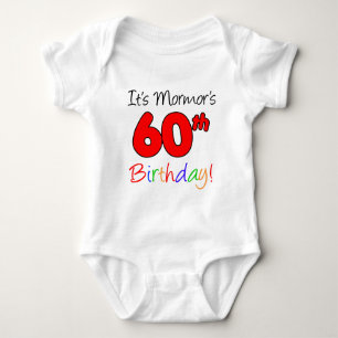 Body Para Bebé Cumpleaños 60 de Mormor
