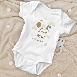 Body Para Bebé Cumpleaños Boho Primera Nube Neutral Mr Onederful