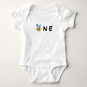 Body Para Bebé Cumpleaños de Bumble Bee 1er