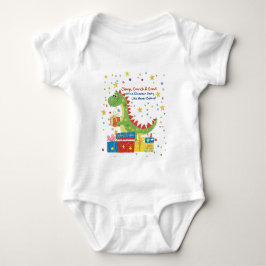 Body Para Bebé Cumpleaños de Dino