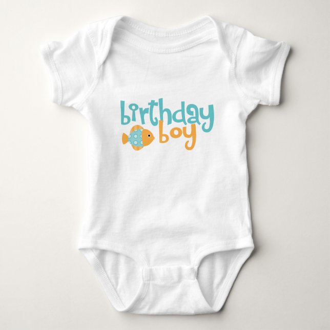 Body Para Bebé Cumpleaños de los niños (Anverso)