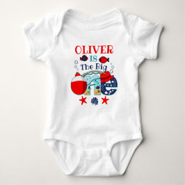 Body Para Bebé cumpleaños de pesca El Gran UNO | O-pesc-ialmente 