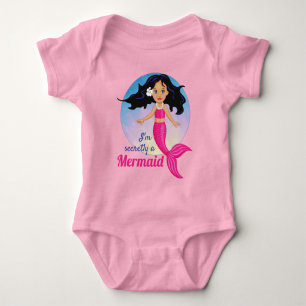 Body Para Bebé Cumpleaños de Sirena Mágica Bajo El Mar