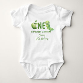 Body Para Bebé Cumpleaños de una oruga muy hambrienta