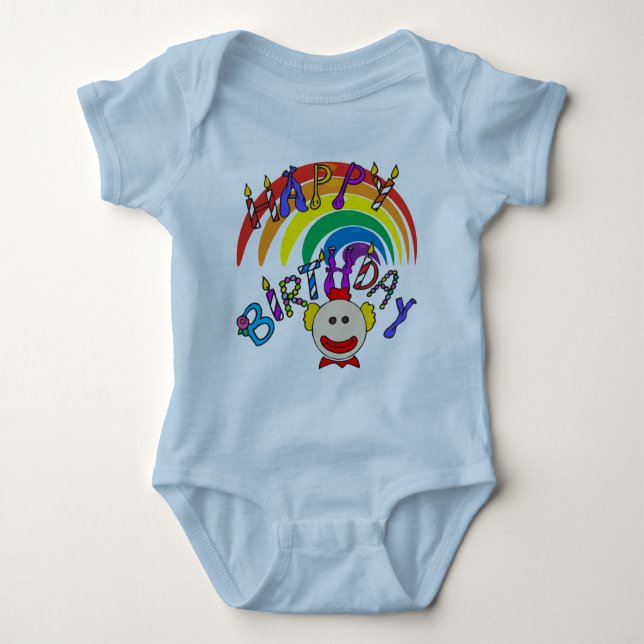 Body Para Bebé Cumpleaños infantiles (Anverso)