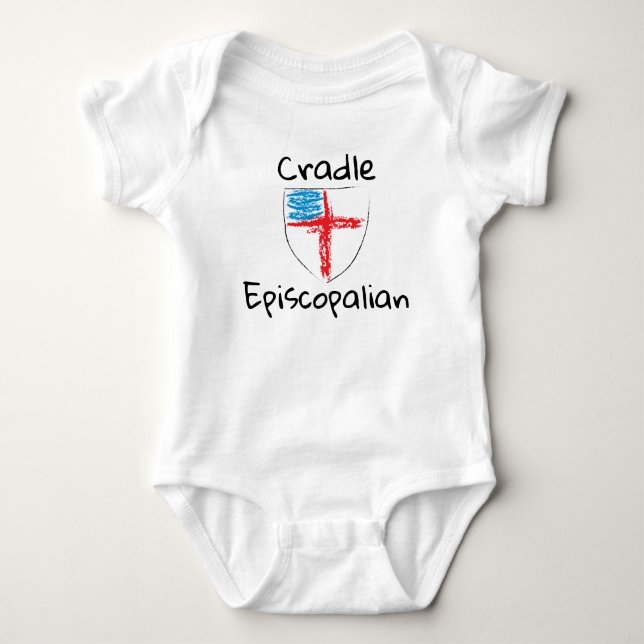 Body Para Bebé Cuna episcopalista (Anverso)