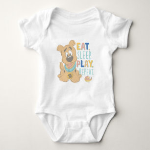 Body Para Bebé Cuppy Scooby-Doo "Come, duerme, juega, repite"