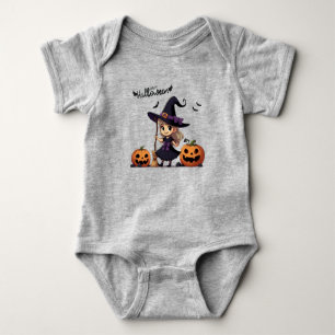 Body Para Bebé Cura, bruja anime Halloween