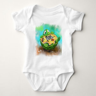 Body Para Bebé Curioso Baby Bodysuit Turtle Ladybug Jugando Ajedr