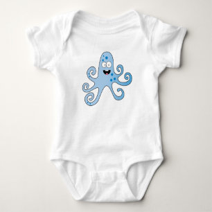 Body Para Bebé Curioso personalizado bebé pulpo