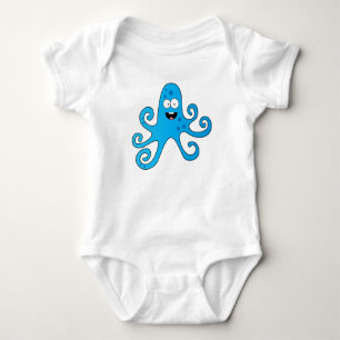 Body Para Bebé Curioso personalizado bebé pulpo
