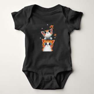 Body Para Bebé Curious Kittens & Busy Bees