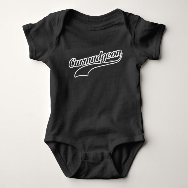 Body Para Bebé Curmudgeon (Anverso)