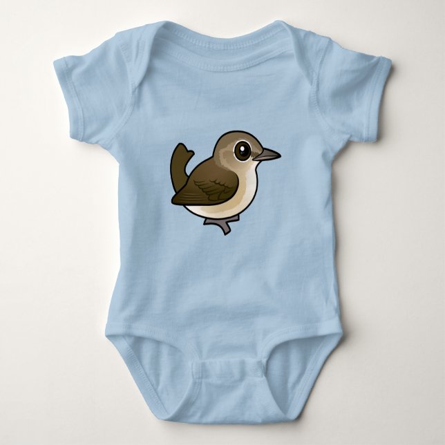 Body Para Bebé Curruca carrasqueña Birdorable (Anverso)