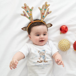 Body Para Bebé Custom Baby Boy My 1st Christmas