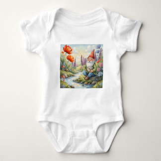 Body Para Bebé Custom baby gnome hedgehog one piece cotton