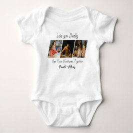 Body Para Bebé Custom Christmas Photo Baby Bodysuit 