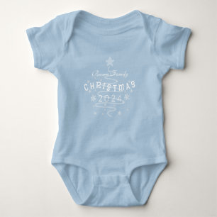 Body Para Bebé Custom Family Christmas T-Shirt 