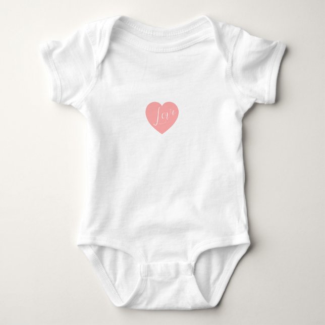Body Para Bebé Custom made with love for your little one (Anverso)