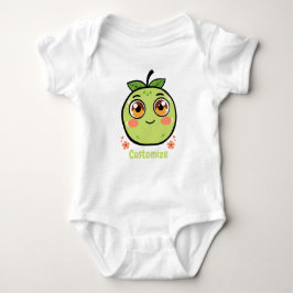 Body Para Bebé Customizable Green Fruit Baby