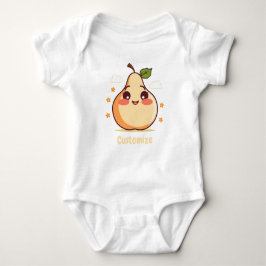 Body Para Bebé Customizable Happy Pear Baby