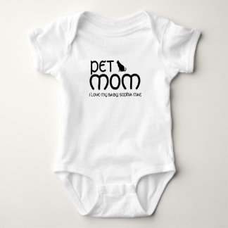 Body Para Bebé Customized Pet Lover Cat Mom Mother's Day Baby