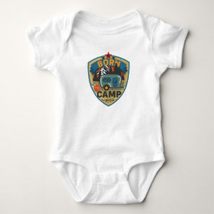Body Para Bebé Cuta nacida en el campo de la palabra arte unisex