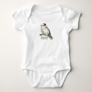 Body Para Bebé Cute acuarela Bird tuitear my Little One